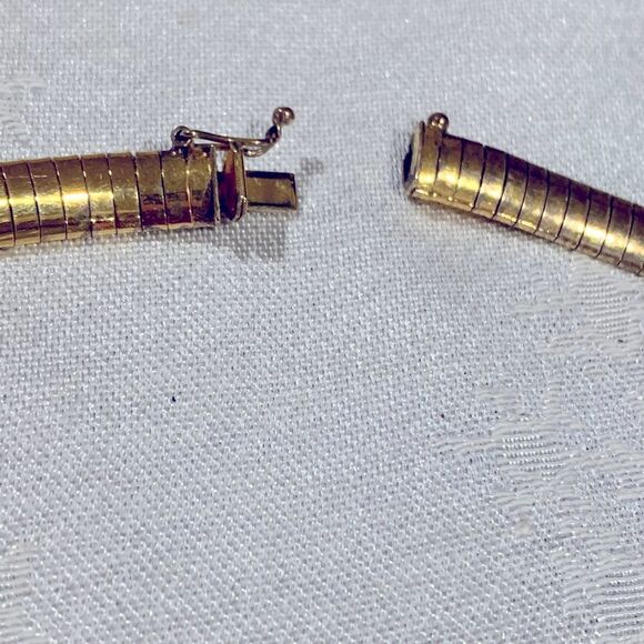 925 Sterling Silver Milor Necklace Safety Closure 20” Gorgeous - Picture 3 of 5